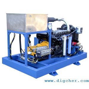 德高潔 DP 1300/52DS 1300bar工業(yè)用燃油超高壓清洗機